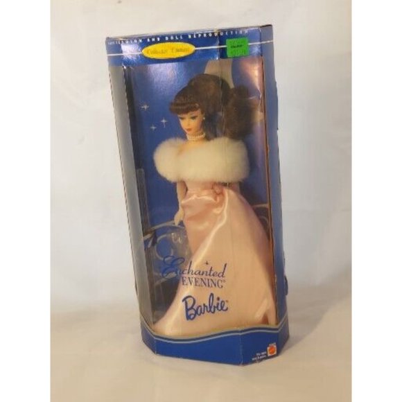 NEW 1995 Enchanted Evening Barbie Doll collector edition Brunet NIB 15407 Mattel - Picture 1 of 9